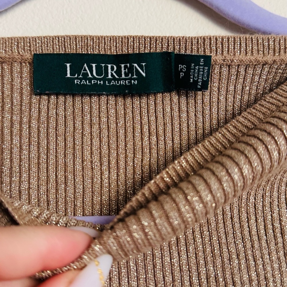 Lauren Ralph Lauren Women's Metallic Sweater